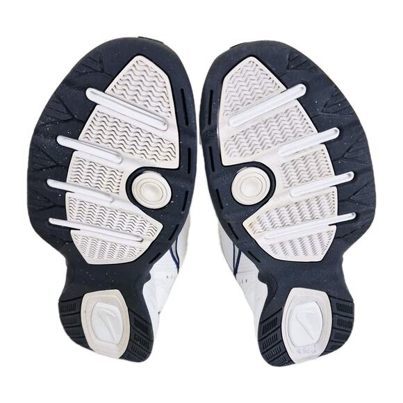 Nike Air Monarch IV 415445-102 Men's 12 White/Metallic Silver Walking Shoes - Picture 7 of 8